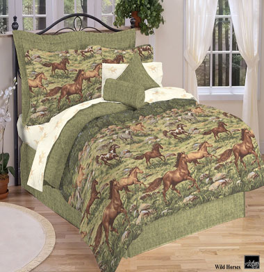 Wild Horses 8 Pc Bed In A Bag 